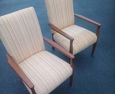pair of 2 Mid-century modern Retro chairs