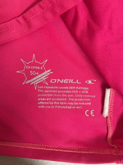 Pink O'Neill rash vest Ladies 6