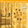 200 LED 2m x 2m USB String lights Indoor Outdoor Waterproof Warm White Hanging Window Lights with Hooks (FREE POSTAGE) Image 3