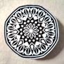 Beautiful Wooden Handmade Printing Block Stamp Block Decorative Textiles Crafts Tattoo 6cm Image 6
