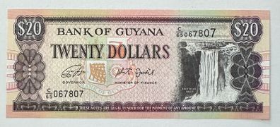 Guyana 20 Dollars Banknote