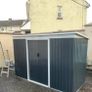 9ft x 4ft Metal Garden Storage Shed Tool House with Sliding Door Image 4