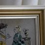Vintage French 1950's Trumeau Gilted Mirror Image 3