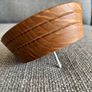 Natural Oak hand carved wall hook with grooves Image 2