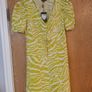 Bibi Lime Zebra Dress.  S. XL - 16. B.N.W.T.  (House Of Fraser) Image 2