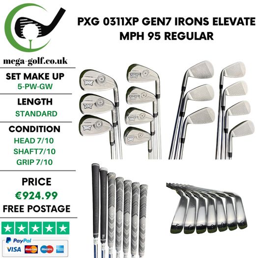 PXG 0311XP Gen7 Irons / 5-Pw-Gw / Elevate Mph 95 Regular