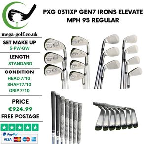 PXG 0311XP Gen7 Irons / 5-Pw-Gw / Elevate Mph 95 Regular
