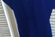 Royal blue knee length dress