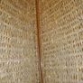 Danish Mid-Century 1960s Chrome & Rattan Magazine Rack/Vinyl Storage Image 7