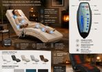 Recliner chair with heating and massage function