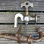 Antique Brass Barrel Taps Image 2