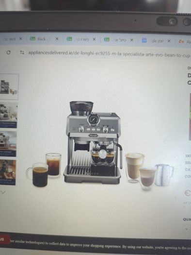 De'Longhi, EC9255.M, La Specialista Arte Evo Bean-to-Cup Coffee Machine, Stainless Steel