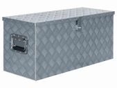 Aluminium Box 90.5x35x40 cm Silver
