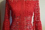 Bnwot Size 8 Red Top