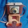 Vintage 1950s Ilford Sporti 120 Film Camera with Original Leather Case Image 2