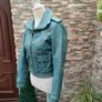 Superdry women's Super Blake leather bomber jacket. Size XS EU 34-36 UK 6-8 Measurements in the photos Image 4