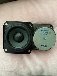 Sony Speakers 10W 8 Ohm - Genuine Pair - 7cm (L) x 6.5cm (W) x 4cm (D)