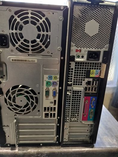 Dell OptiPlex and HP desktop PCs