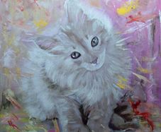 The Curious Kitten from Andor Koncsik