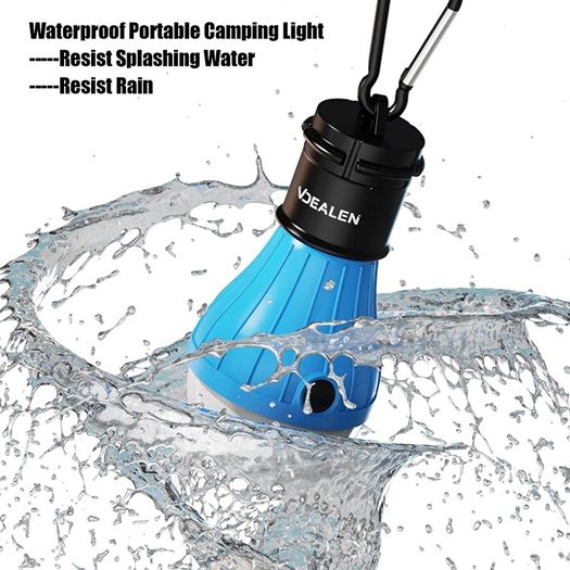 LED Tent Lantern Lamp Emergency Light Battery Powered Waterproof Portable Bulb for Hiking Fishing Camping Household Car Repairing  4 Pack (FREE POSTAGE)