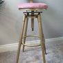 pink/salmon high stools Image 2