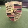 Large Porsche Crest Aluminium Sign Image 3