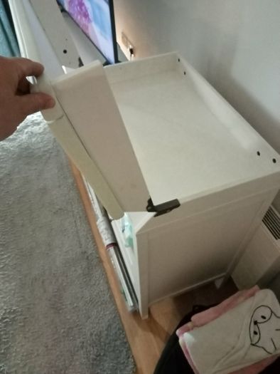 wood changing table