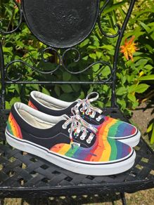 Vans Rainbow Pride Trainers Mens UK10.5