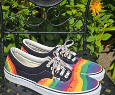 Vans Rainbow Pride Trainers Mens UK10.5