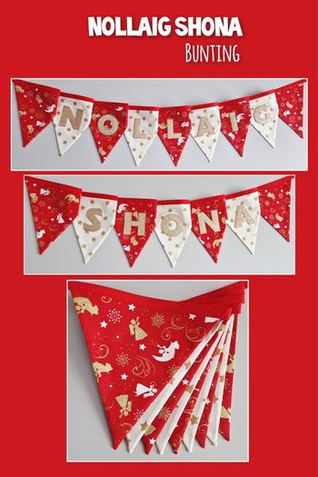Nollaig Shona Christmas Bunting