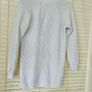 GANT Thick Cotton White V Neck Jumper Image 5