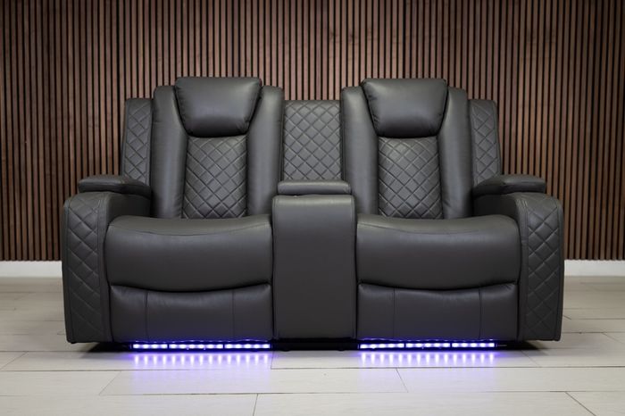 2 Seater Ashbyrne Electric Leather Recliner Sofa
