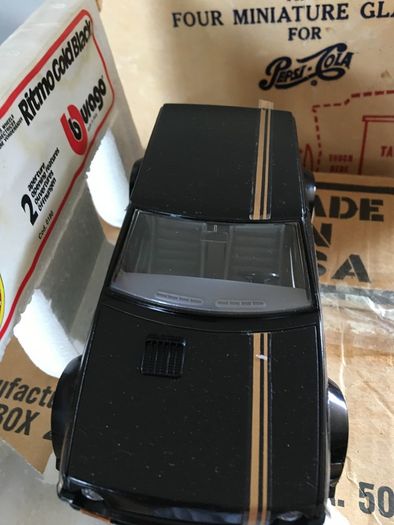 Fiat Ritmo Gold Black Scale 1/24 Rare Burago Year 1984