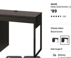 Study desk and chair