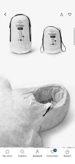 Simond down sleeping bag 0c