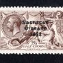 1922-3 Ireland 2s6d Thom Saorstat 3-line overprint with Accent missing of a of Saorstat mint hinged. Image 2