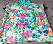 Swimming beach changing gown towel - kids/teens one size