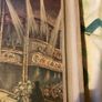 painting This is a striking dramatic artwork depicting a stage performance or lecture scene inside a classic, ornate theatre or opera house. Image 4