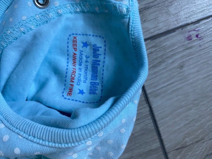 Jojo maman Bebe sleep suit aqua