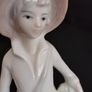 Small Vintage Goose Girl Figurine Image 3