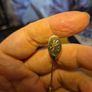 Vintage Monogram H Gold Tone Stick Pin Lapel Hat Coat Jacket Scarf Image 4
