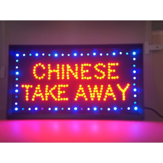 Led Chinese Take Away Sign
