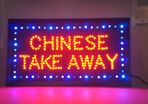 Led Chinese Take Away Sign