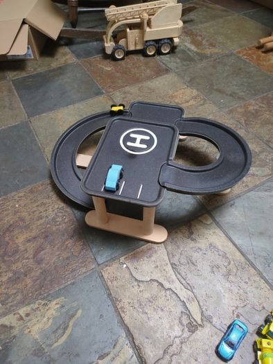 Plan Toys Race n Play parking garage