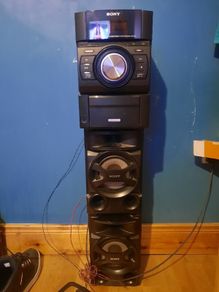 sony hi fi cd I pod radio