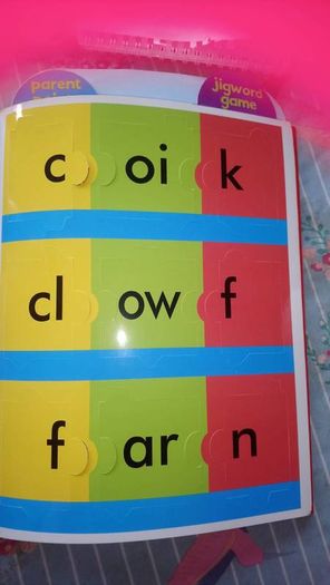 Phonics Book; Bear in the air