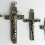 Vintage Religious Jewelry lot, holy Medal, Crucifixes Image 2