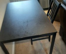 Table and chairs