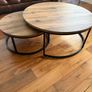 Nest of 2 round tables Image 2
