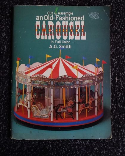 Cut and Assemble " An Old Fashioned Carousel " In Full Color